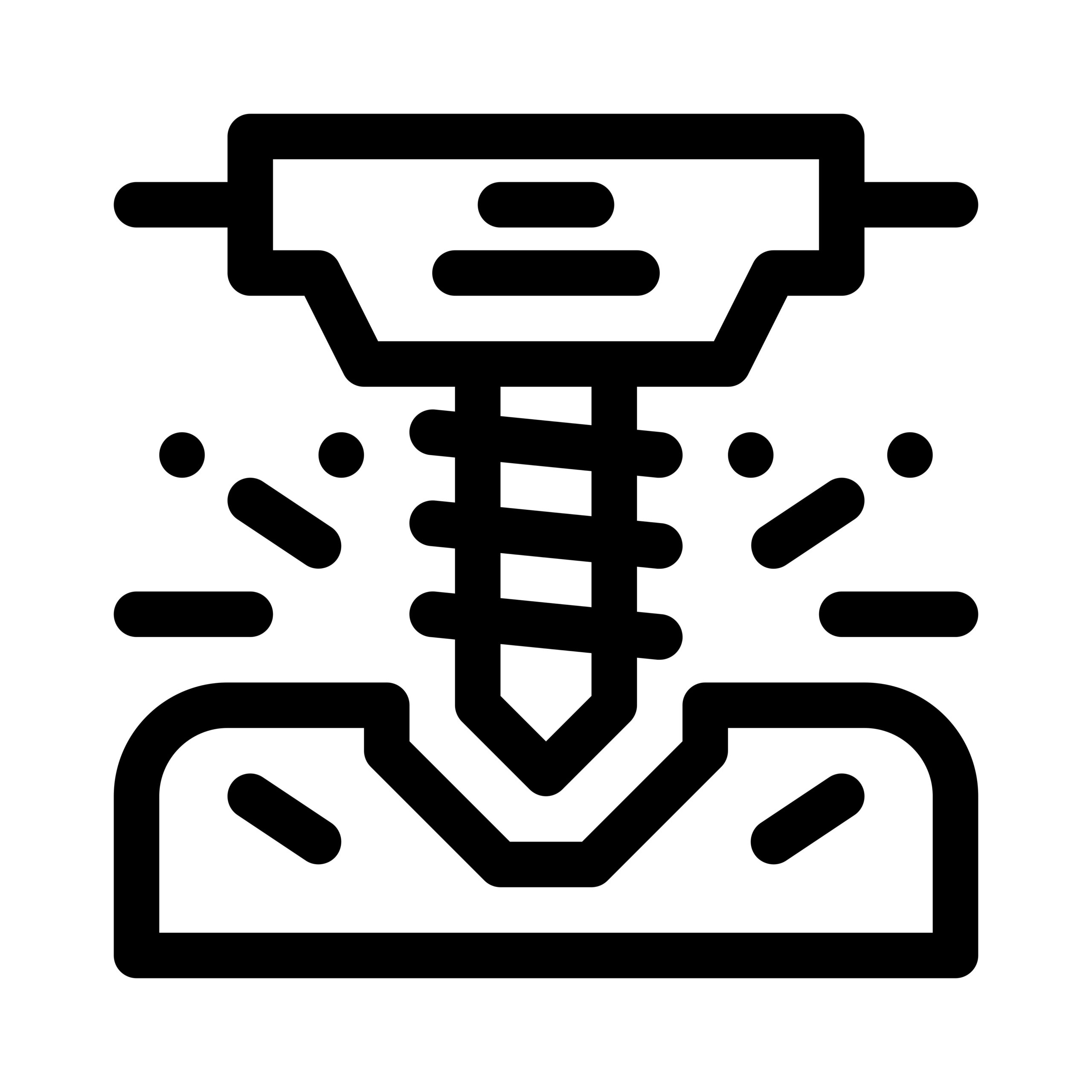 machinery line icon